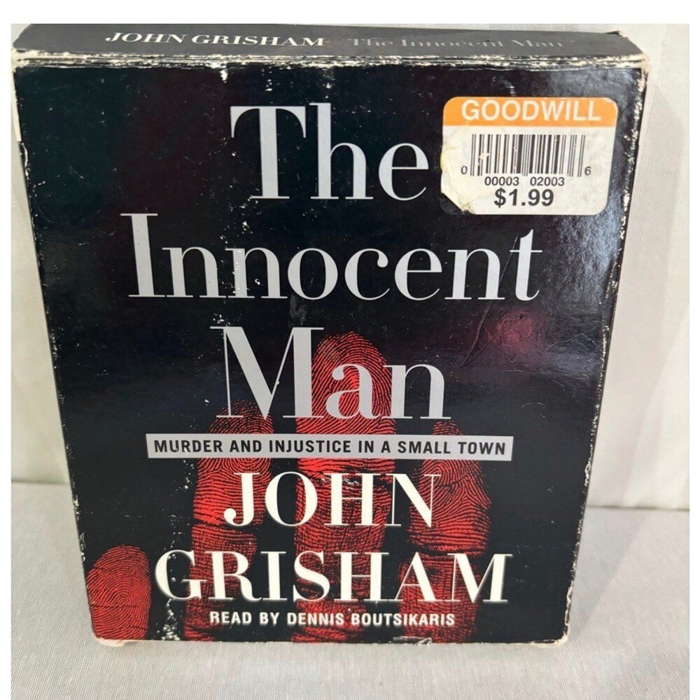 The Innocent Man John Grisham Abridged Audio CD Box Set Dennis Boutsikaris